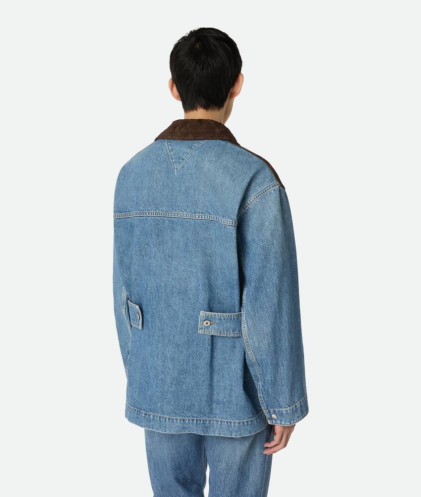 보테가베네타 빈티지 인디고 데님 재킷 837940V42W04715