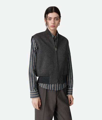 Double Face Wool Gilet