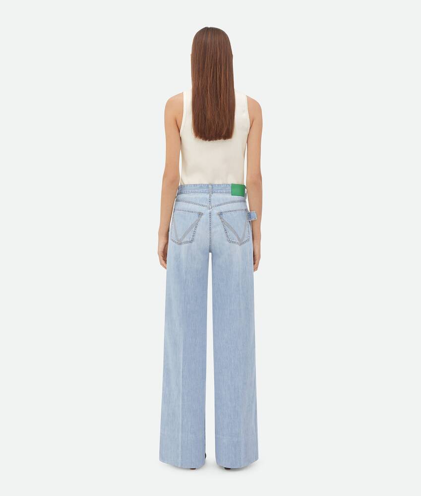 Display a large version of the product image 3 - Light Bleached Wide Leg Denim
