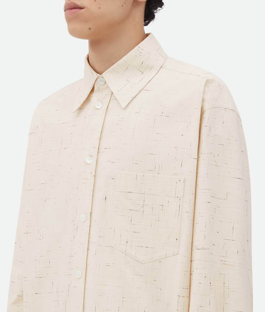 Display a large version of the product image 6 - Textured Criss-Cross Cotton Shirt