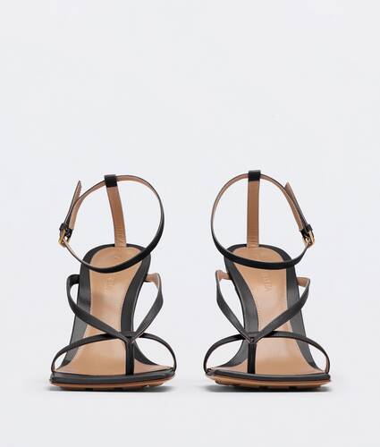 Bottega Veneta® Women's Stretch Strap Sandal in Nero. Shop online now.