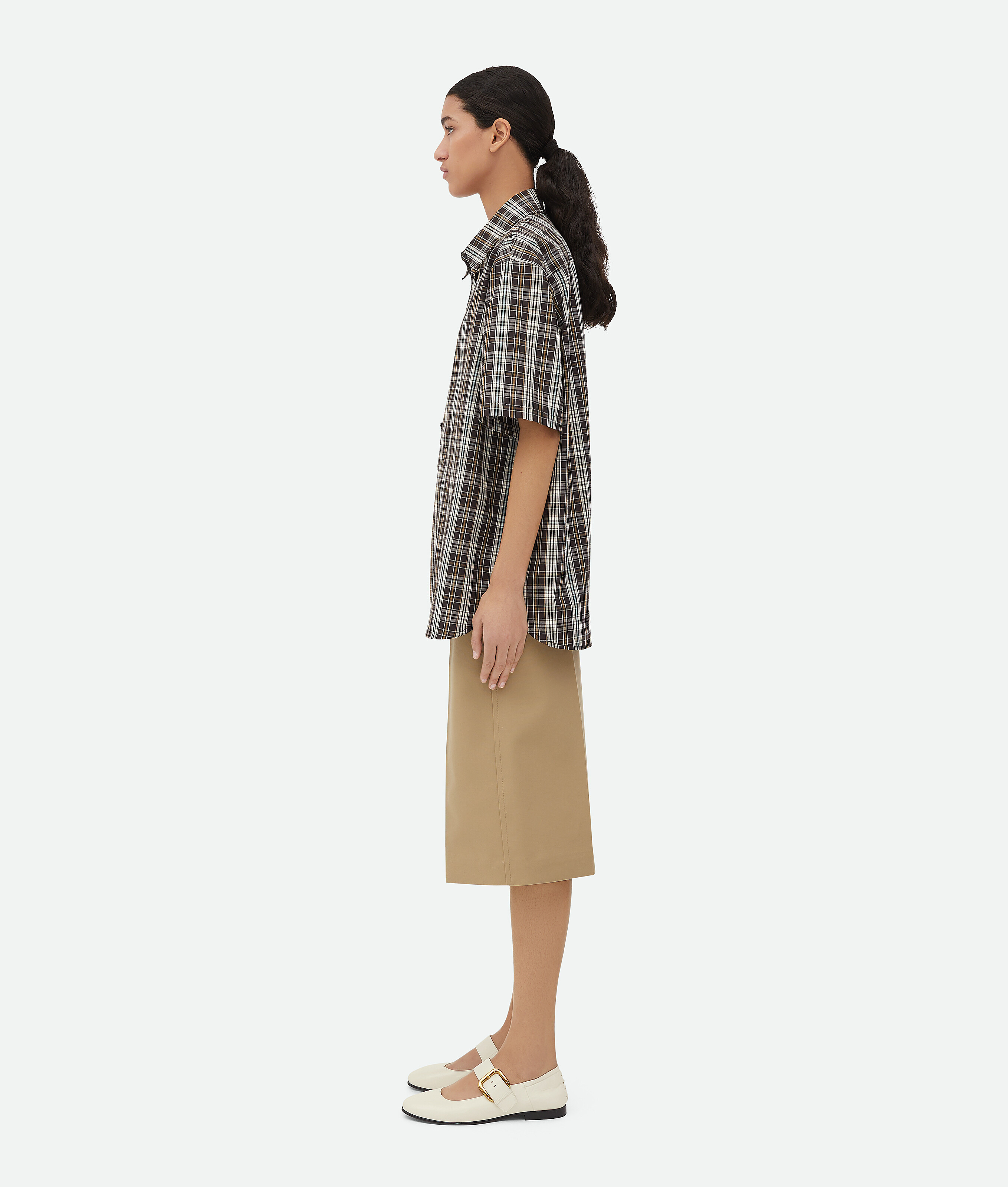 Bottega Veneta Off-white Astaire Mary-jane Ballerina Flats In String