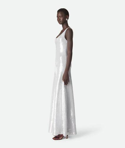 Light Viscose Sequins Dress
