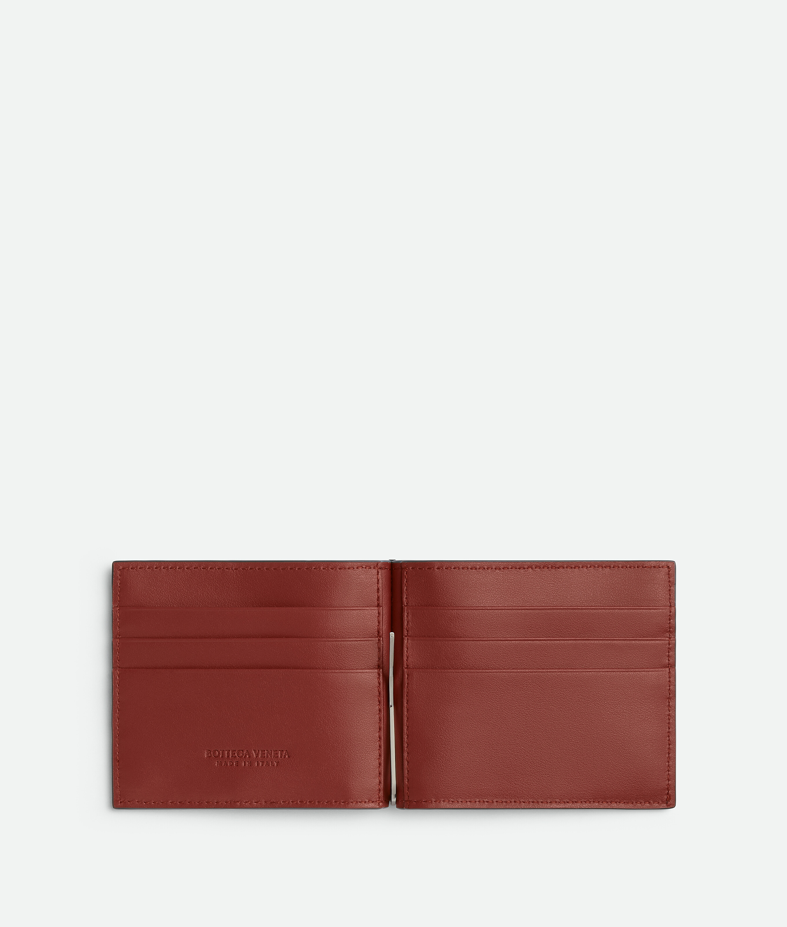 Shop Bottega Veneta Portefeuille Pince À Billets Cassette In Space/sapele