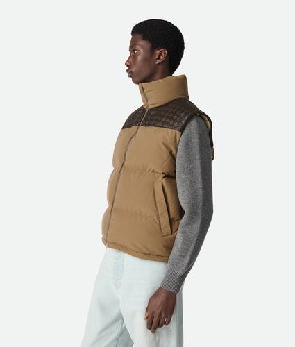 Frosted Poplin Puffer Gilet