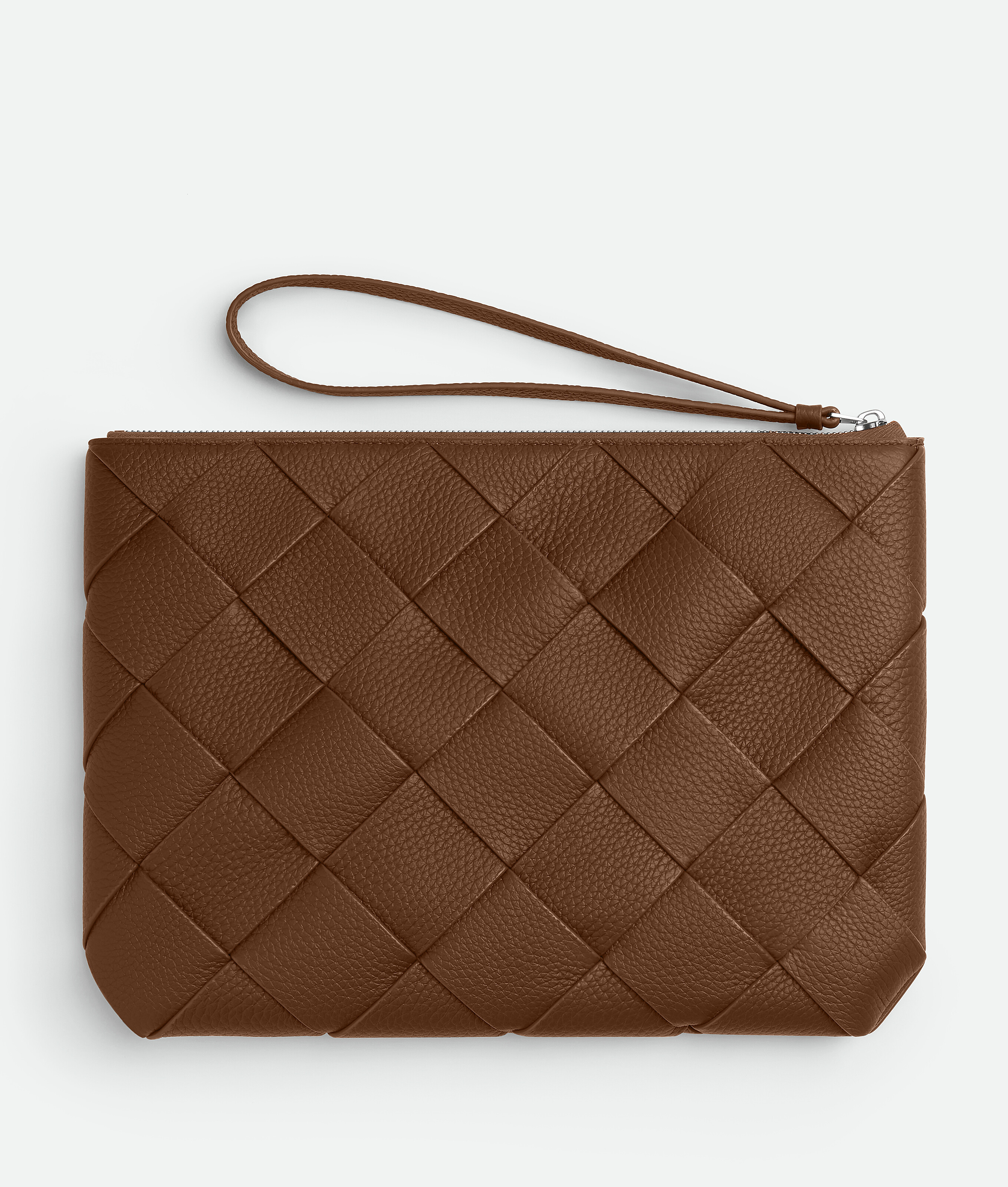 Bottega Veneta Diago Large Pouch In Brown