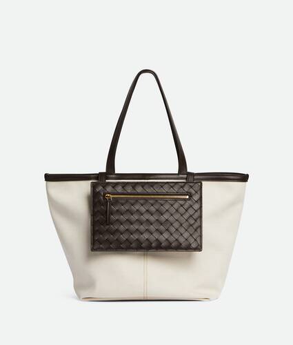 Bottega Veneta Small Flip Flap Tote Bag in Brown