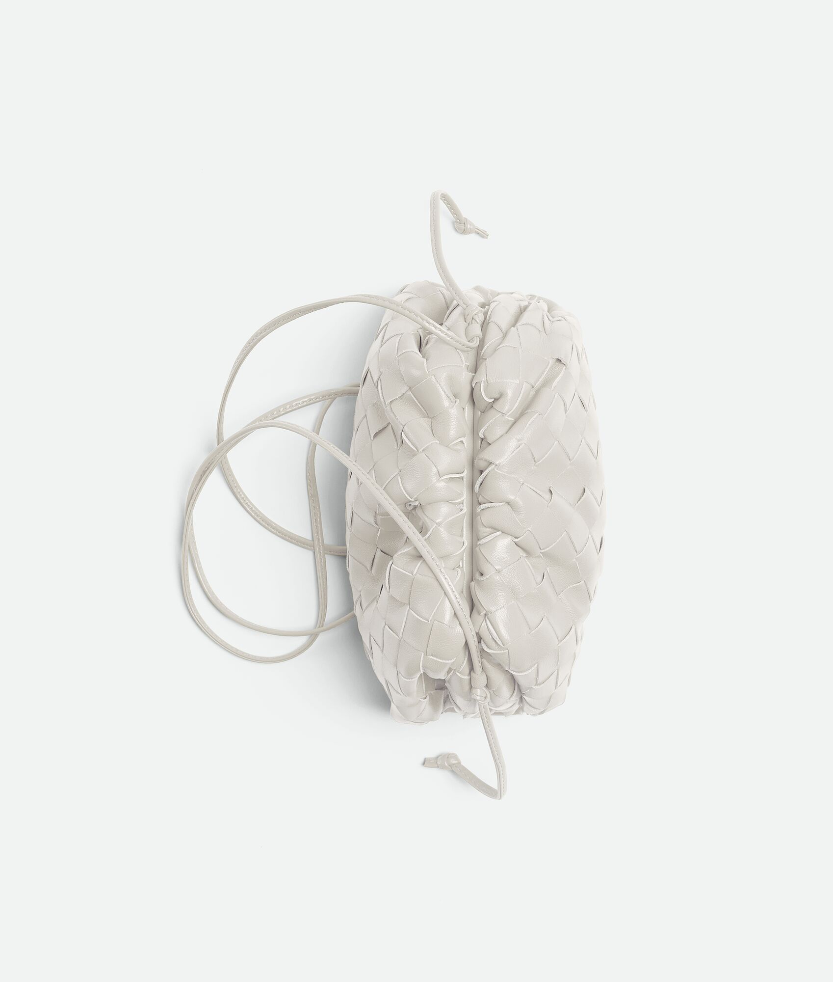 Bottega Mini Pouch in Chalk. Shop online now.