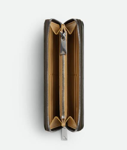 Intrecciato Zip Around Wallet