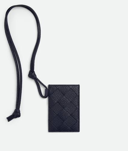 Intrecciato Badge Holder