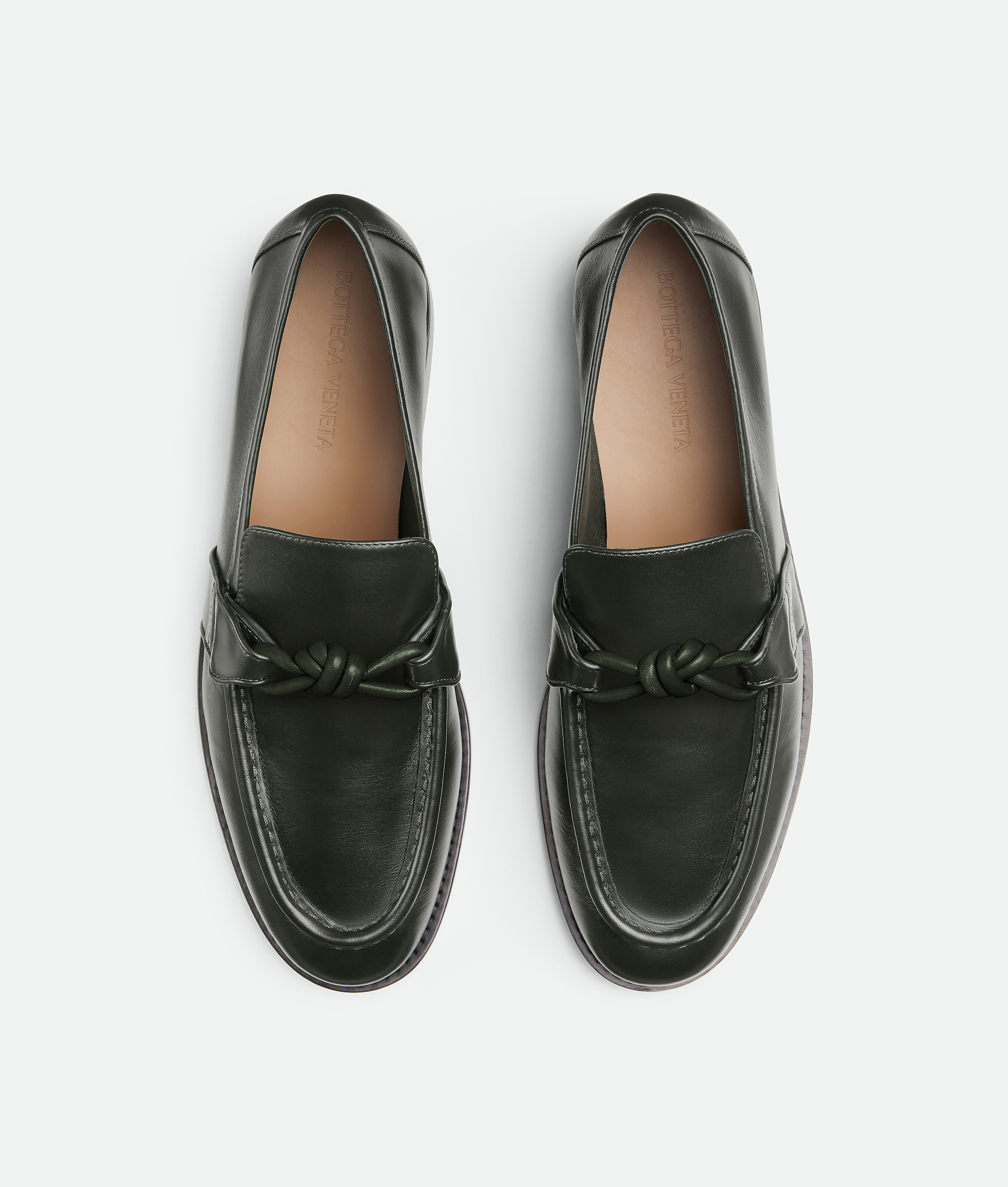 Men's Astaire Loafer in Dark green Bottega Veneta Luxembourg EN - Image 5