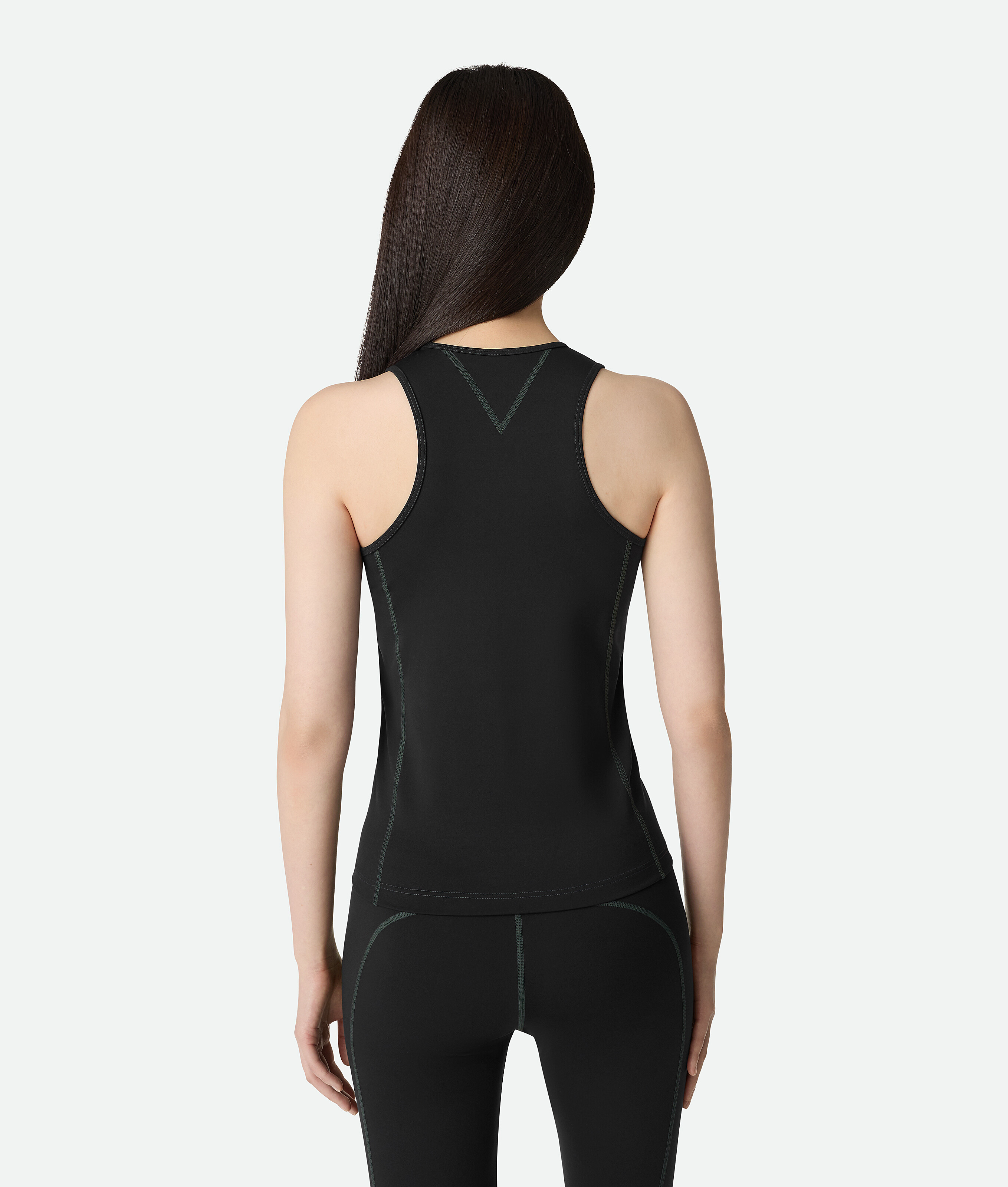 Women's Tech Jersey Tank Top in Black Bottega Veneta Hong Kong SAR China EN - Image 3
