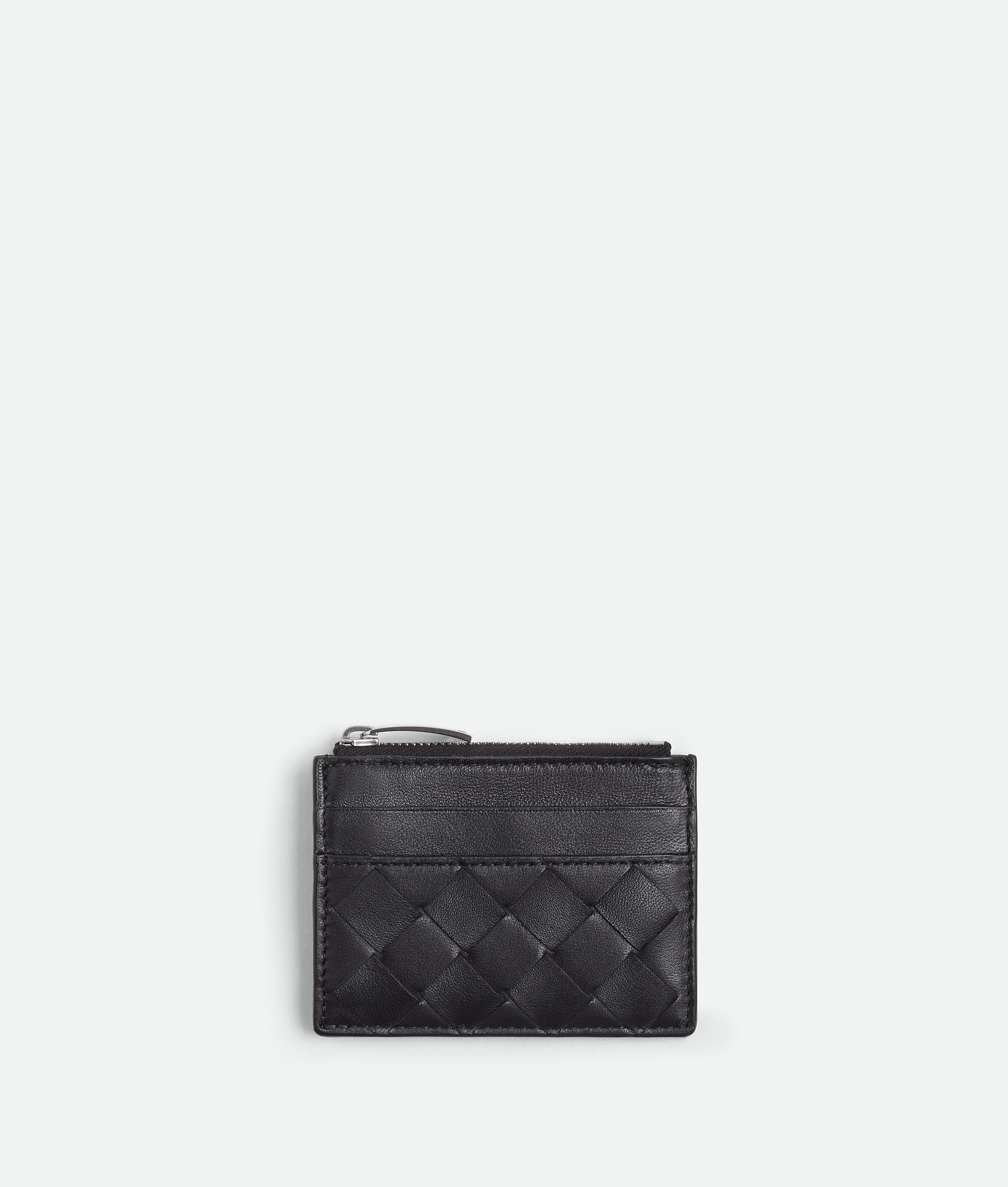 Bottega Veneta Bottega  Veneta Intrecciato Credit Card Case In Noir