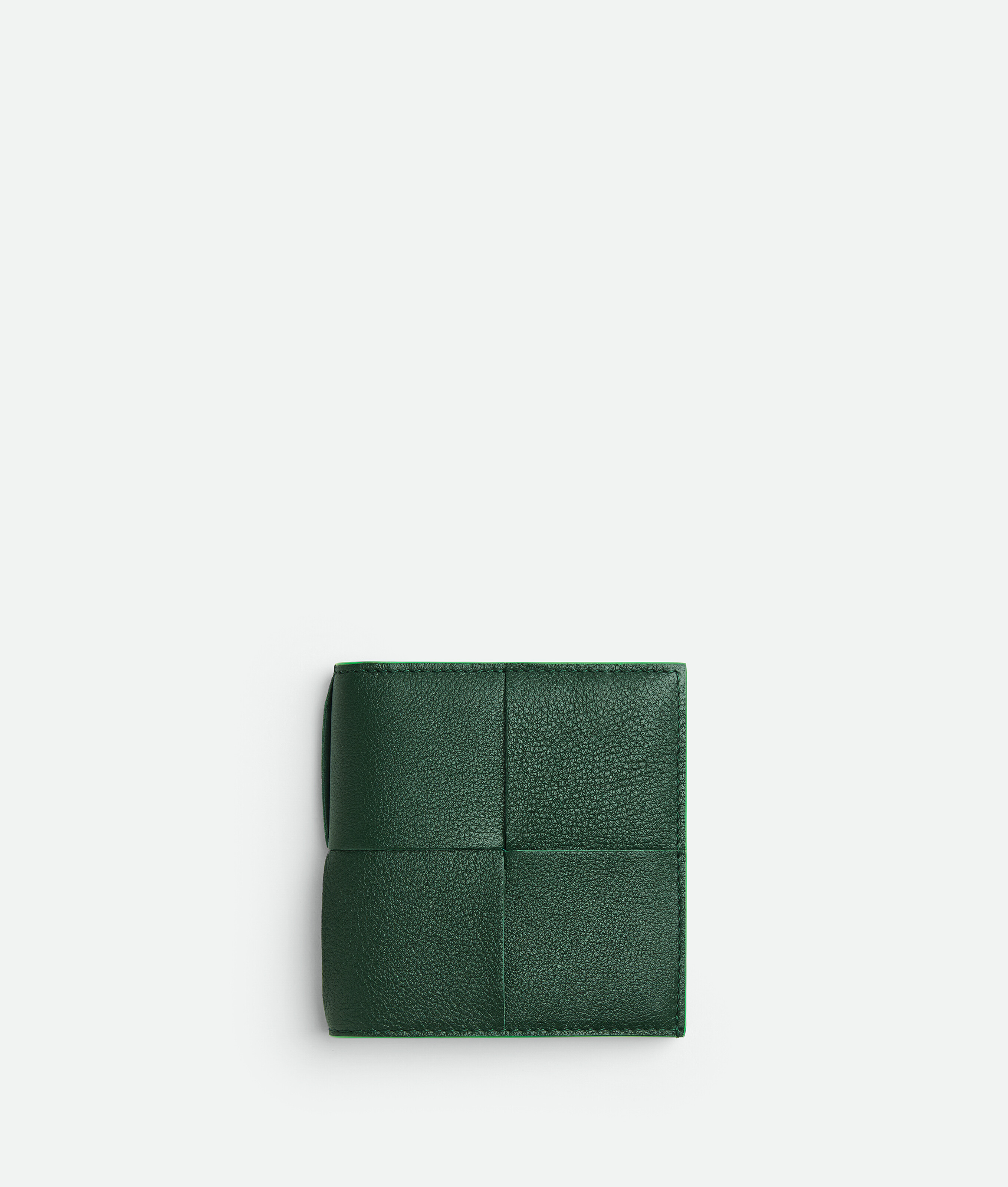 Bottega Veneta Bottega  Veneta Cassette Slim Bi-fold Wallet In Green