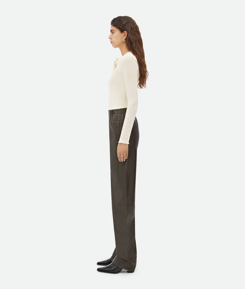 Display a large version of the product image 2 - Leather Straight Pants