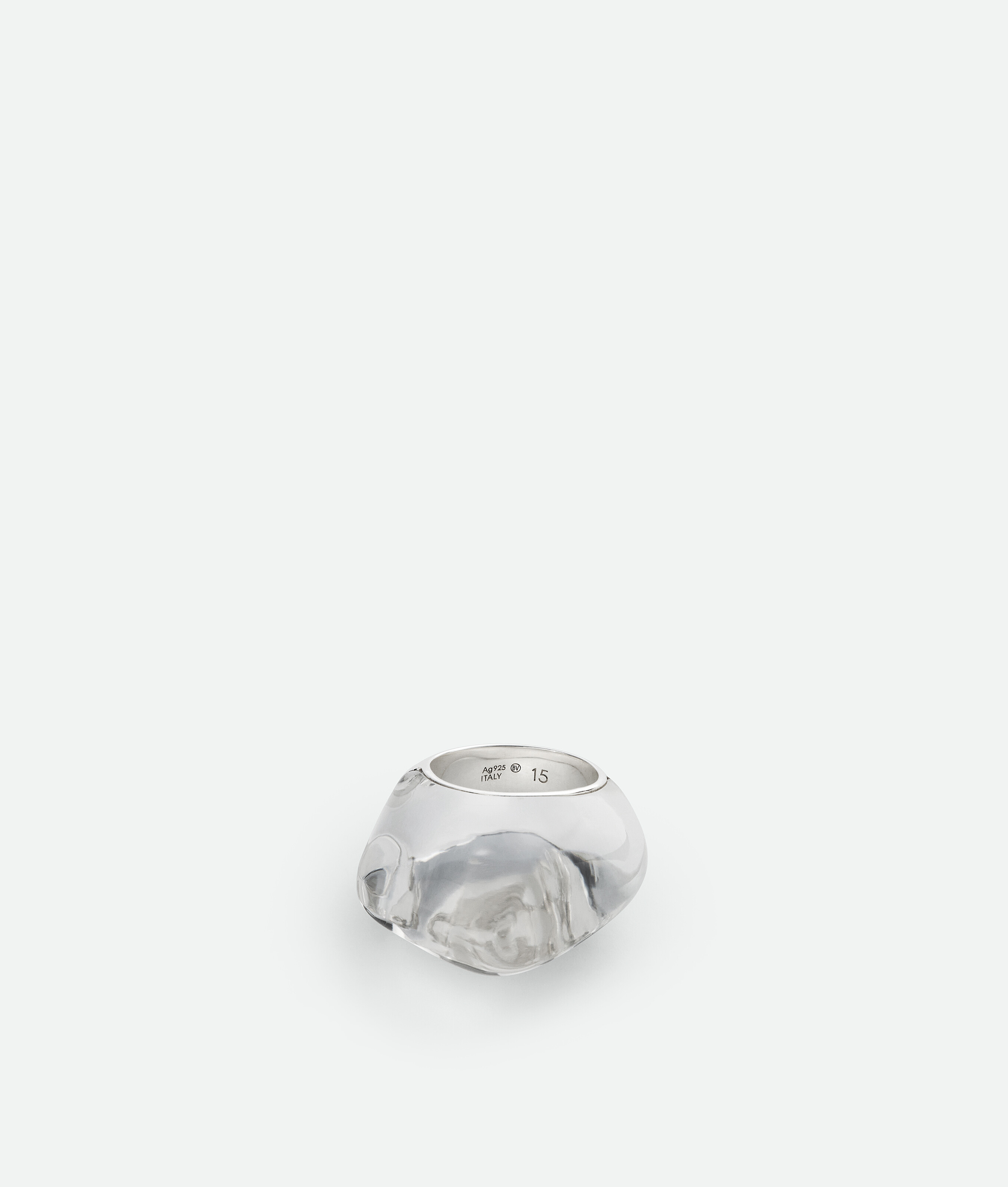 Women's Fin Ring in Transparent | Bottega Veneta US