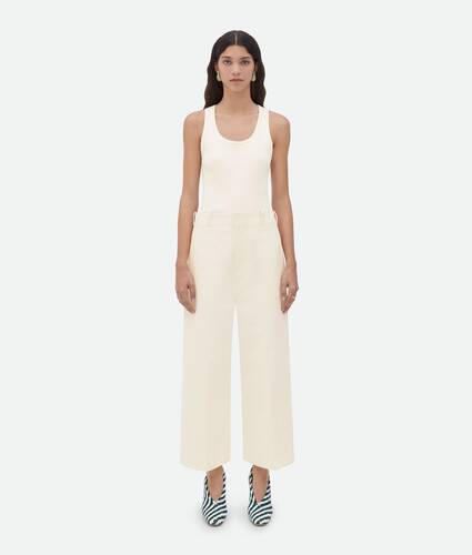 Display a large version of the product image 1 - Cotton Twill Culotte Trousers
