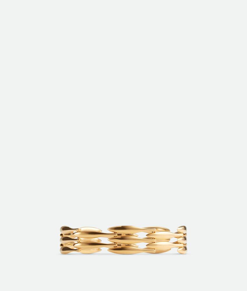 Bottega Veneta® Women's Sardine Bracelet in Yellow Gold. Shop