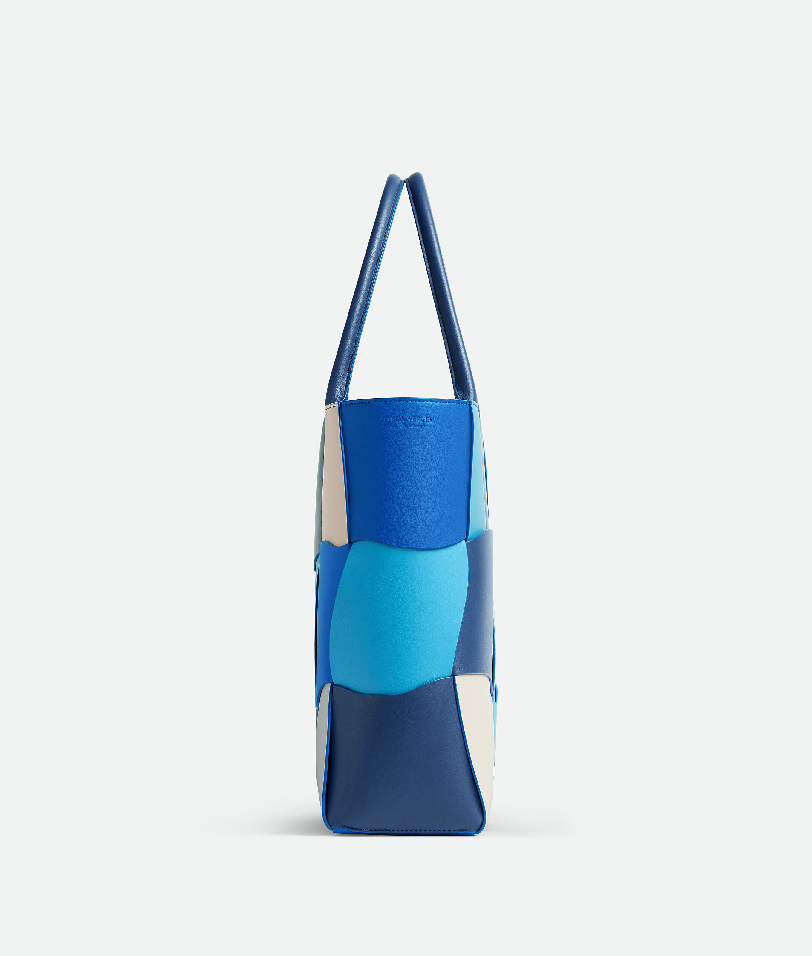 Shop Bottega Veneta Large Arco Tote Bag In Blue