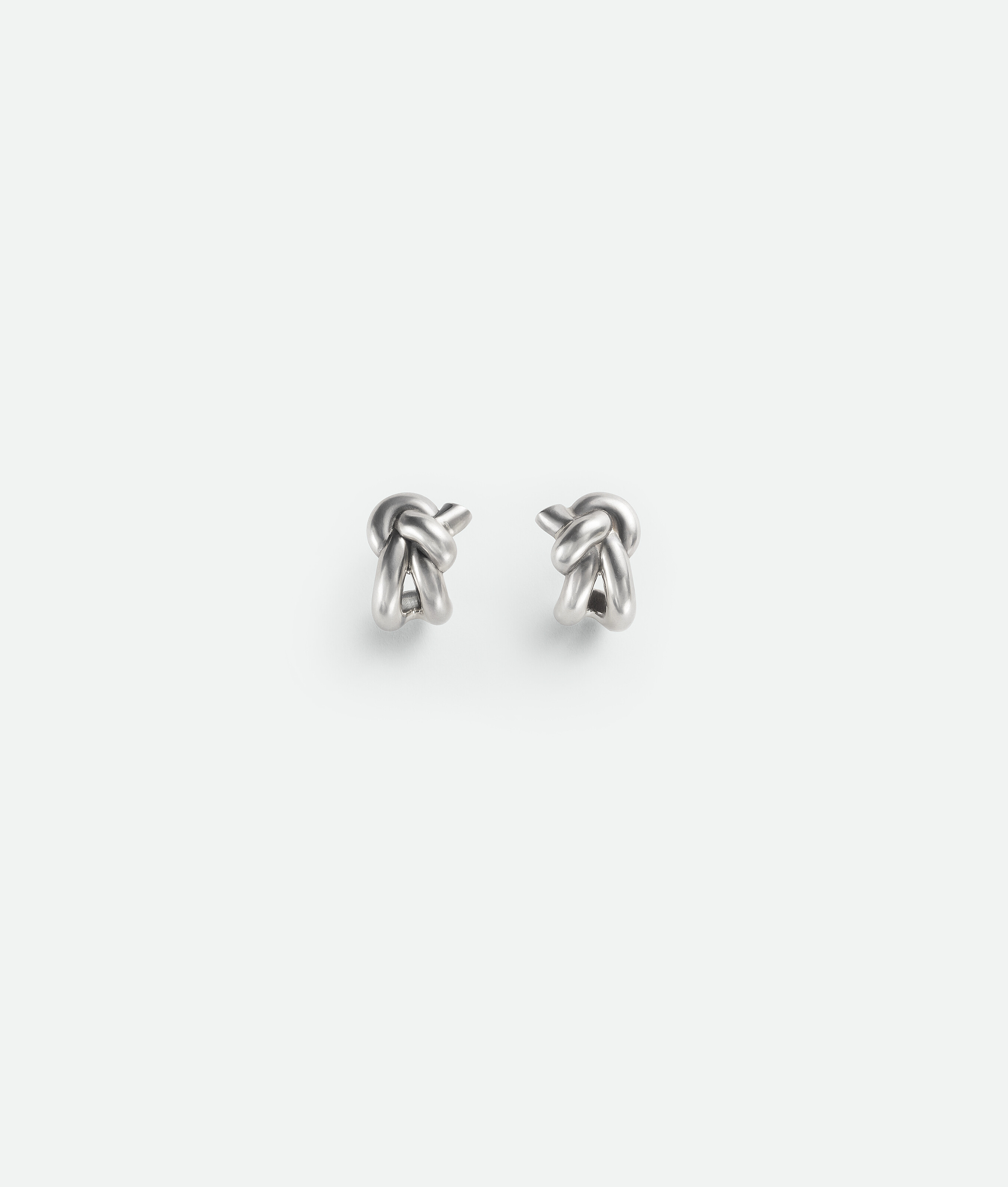 Bottega Veneta Bottega  Veneta Knot Earrings In Silver