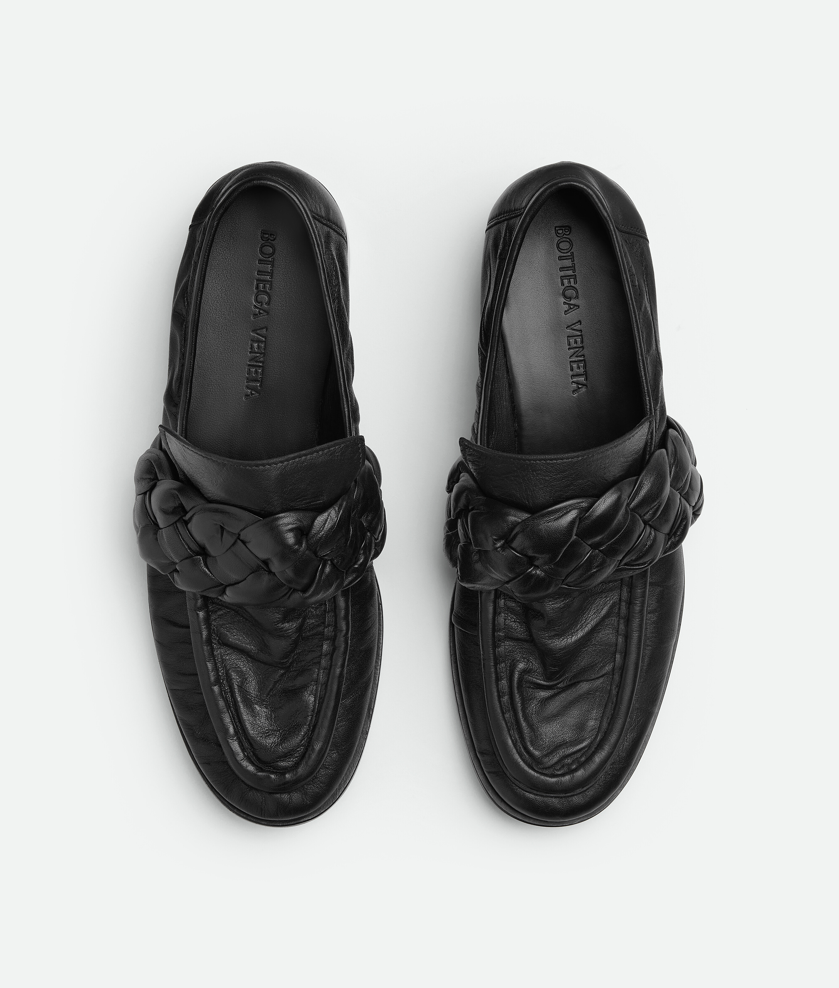 Shop Bottega Veneta Astaire Loafer In Black