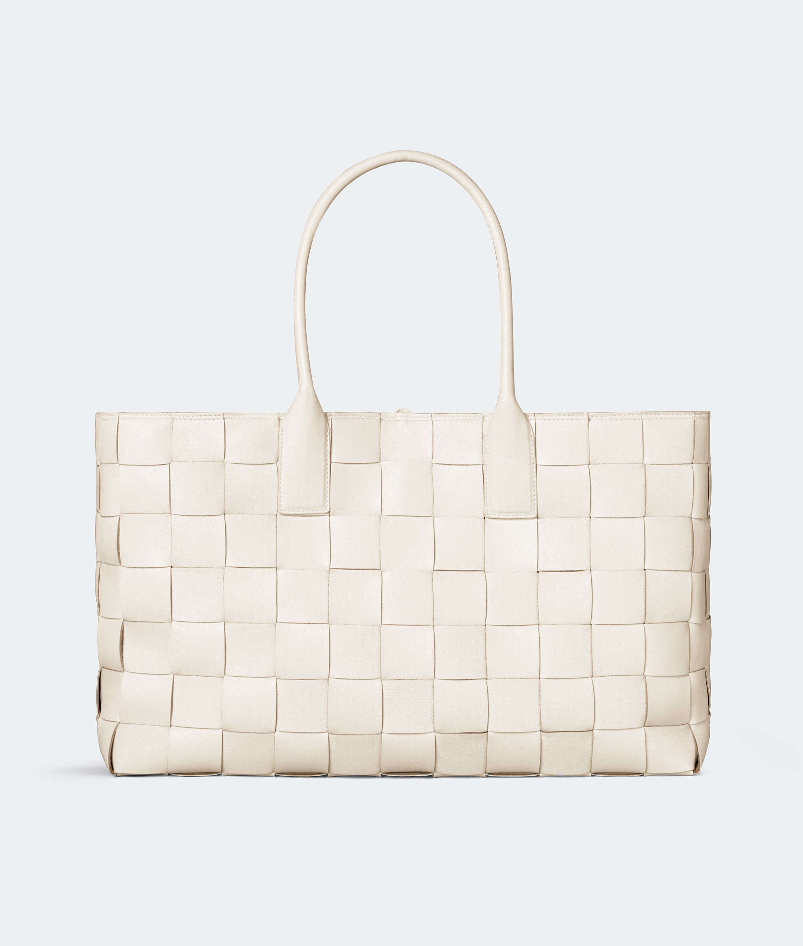 Maxi Intreccio Tote in White