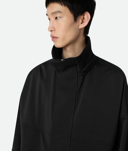 Bonded Tech Wool Hooded Parka