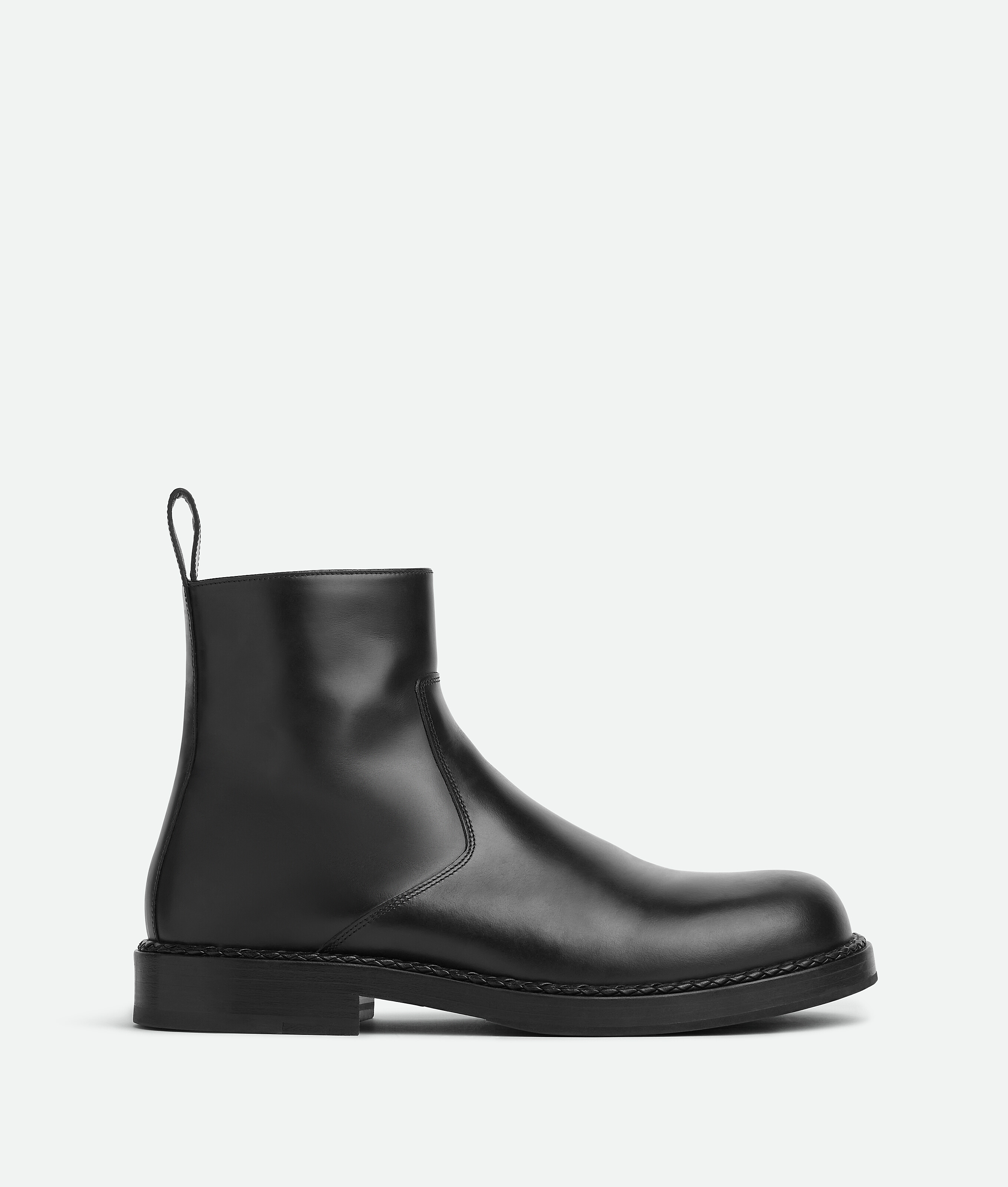Bottega Veneta Strut Ankle Boot In Black