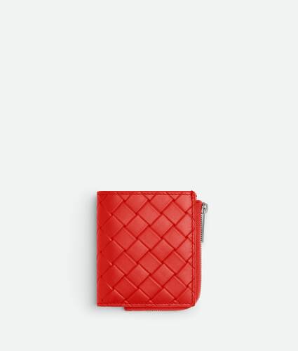 Intrecciato Stamp Bi-Fold Wallet