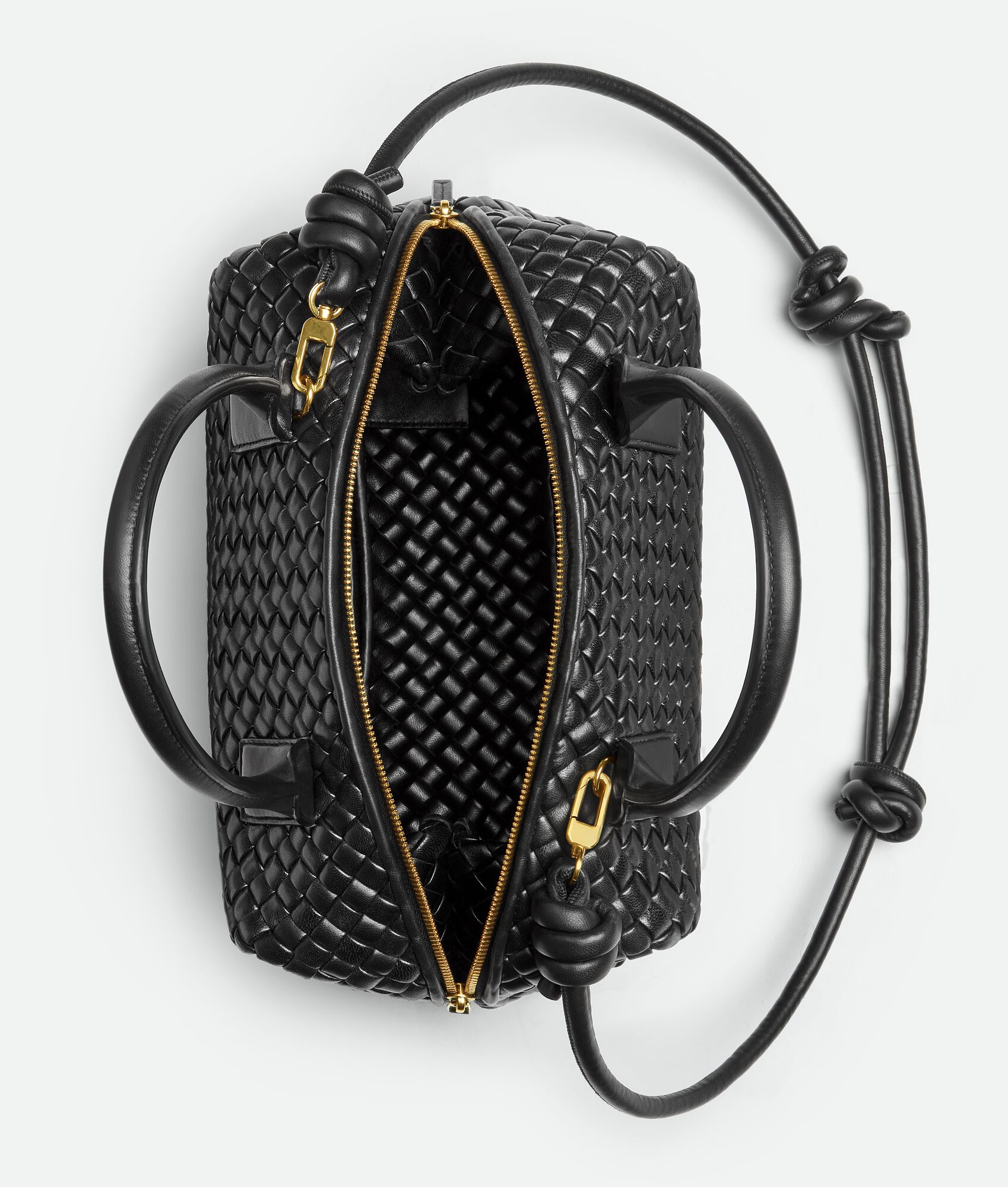 Bottega Veneta® Women's Medium Bauletto In Black. Shop Online Now.