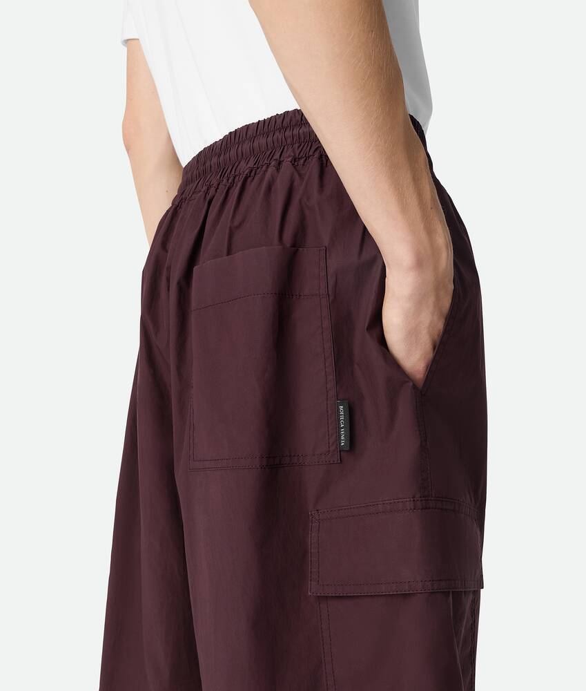 Display a large version of the product image 5 - Resinated Cotton Cargo Shorts