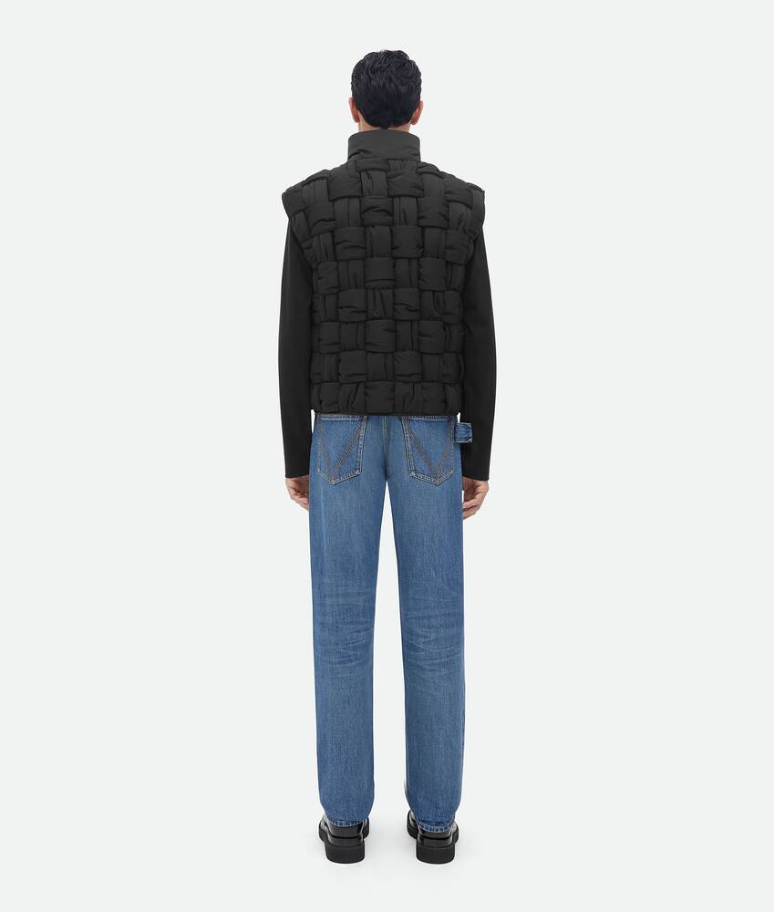 Display a large version of the product image 3 - Padded Nylon Intreccio Gilet