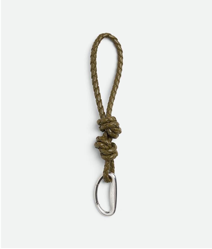 Display a large version of the product image 1 - Intreccio Key Ring With Drop Hook