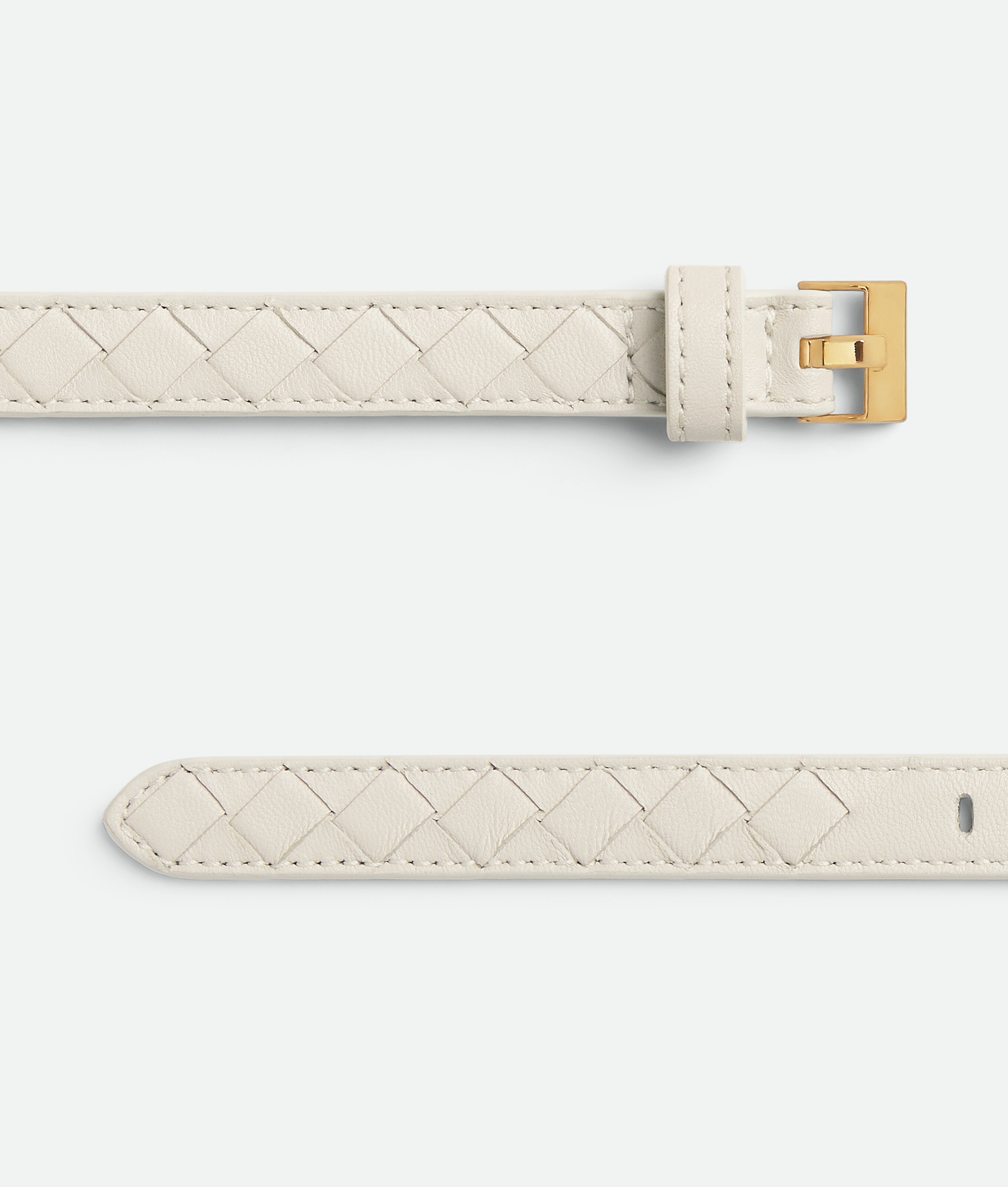 Bottega Veneta Adjustable Waist Belt In Chalk