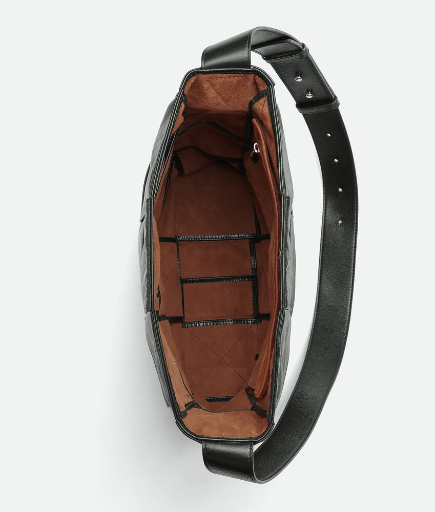 Bottega Veneta Men's Arco Hobo Bag - Black - Messenger