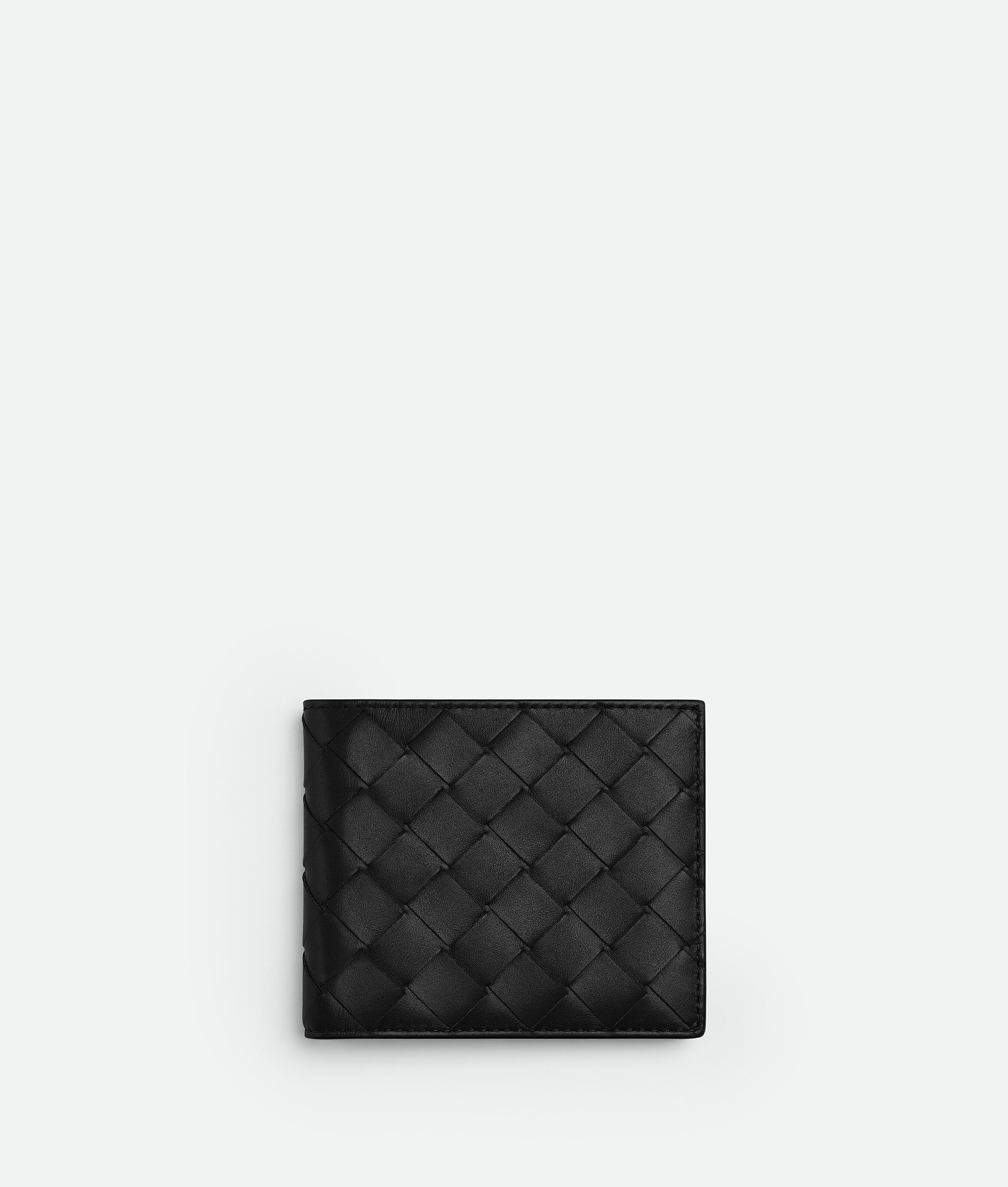 ブラックイントレチャート 二つ折りウォレット| Bottega Veneta