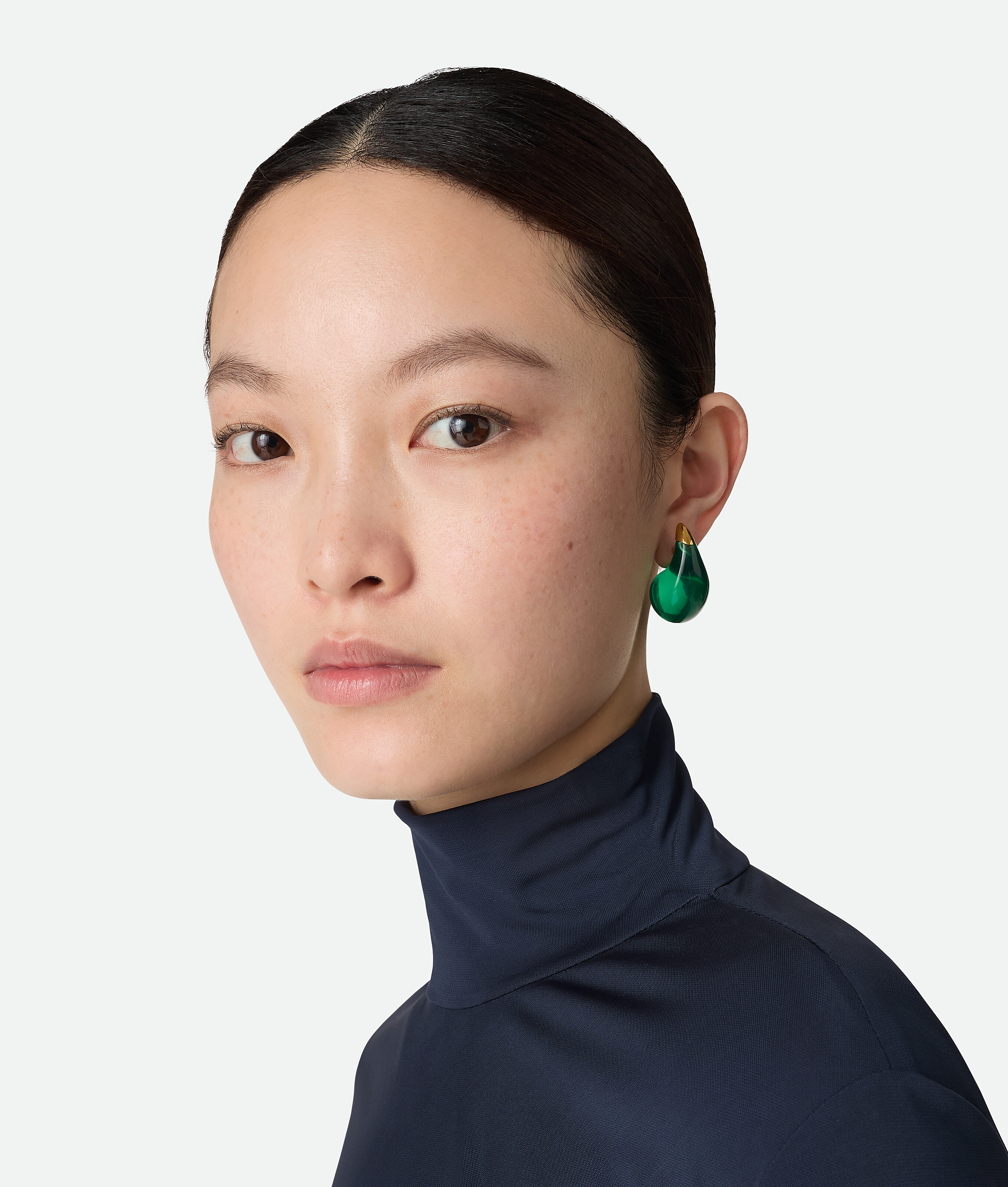 Bottega Veneta Small Drop Earrings - Emerald Green - Woman