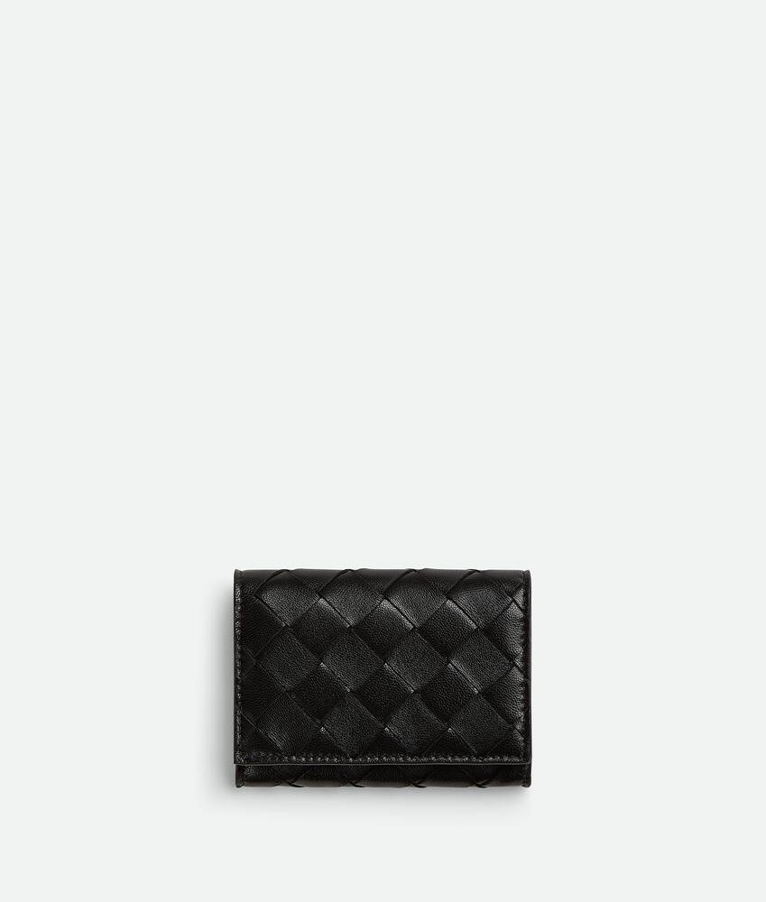 ブラック二つ折りカードケース| Bottega Veneta® 日本