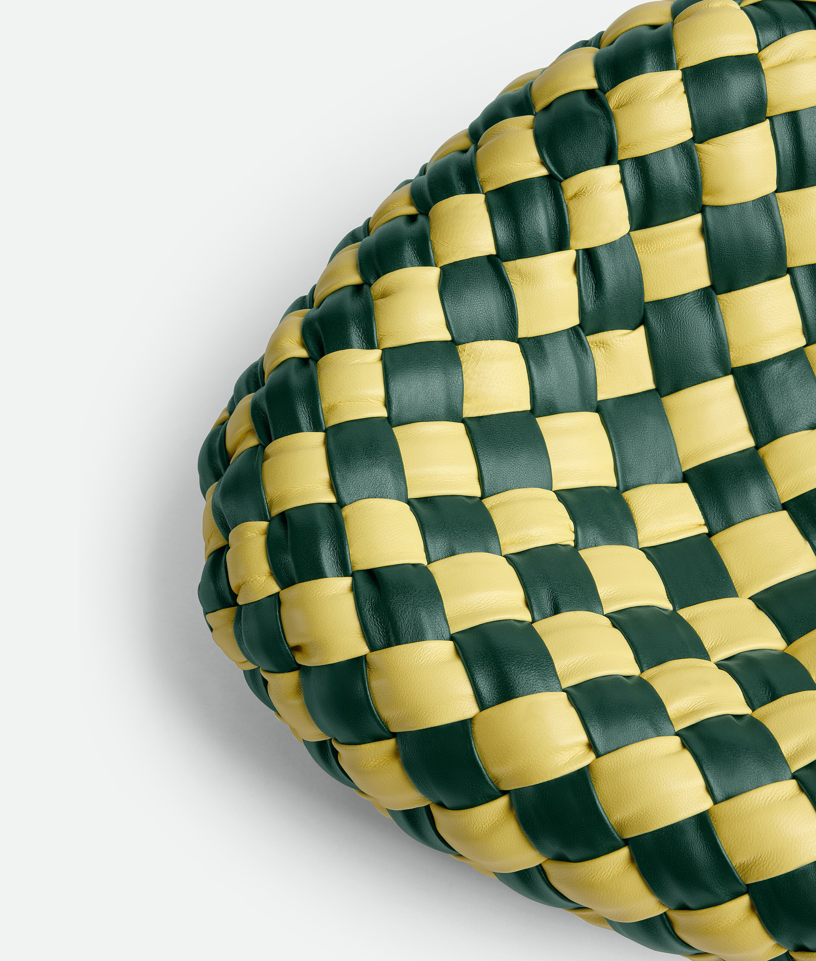 Bottega Veneta Wide Banana Tray In Sherbert/raintree