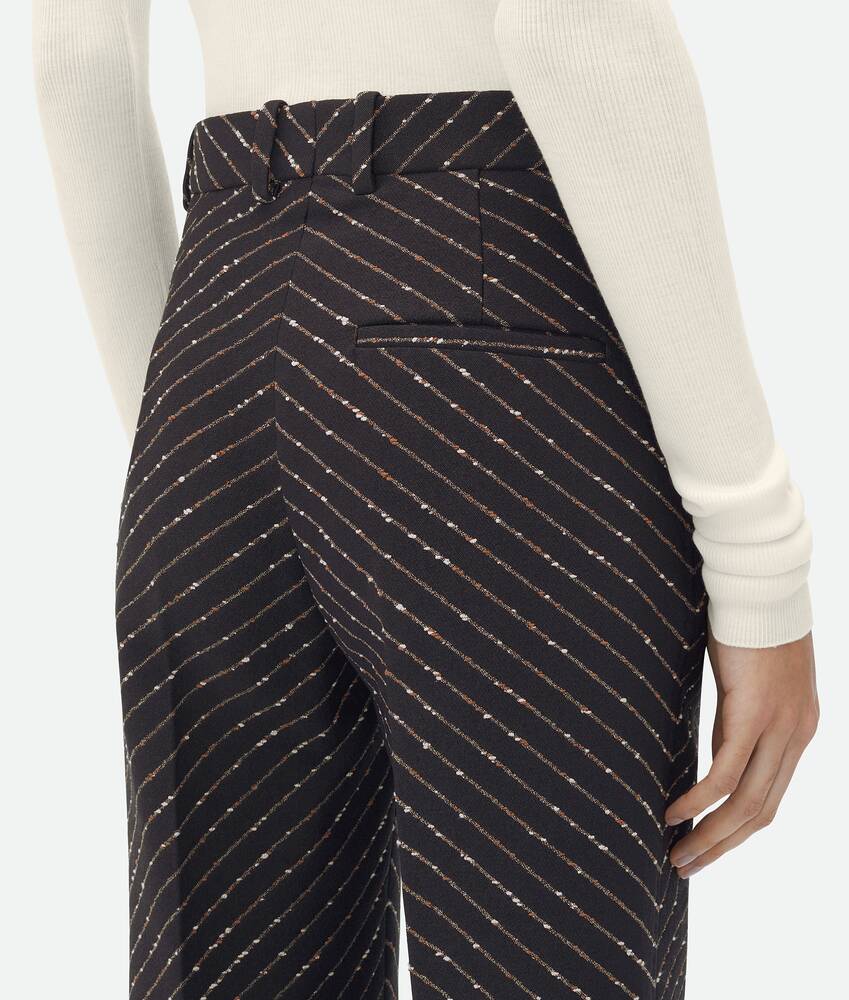 Display a large version of the product image 5 - Diagonal Boucle Pinstripe Trousers