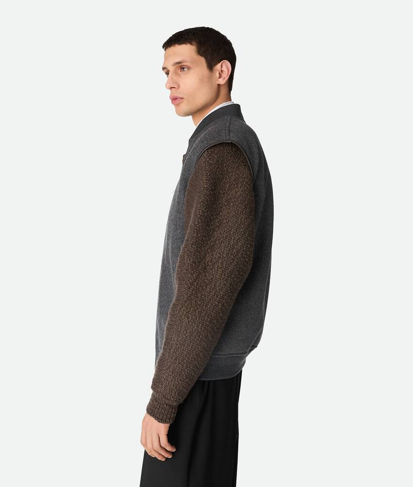 大きな商品イメージを表示する 2 - ダブルフェイスウール ジレ