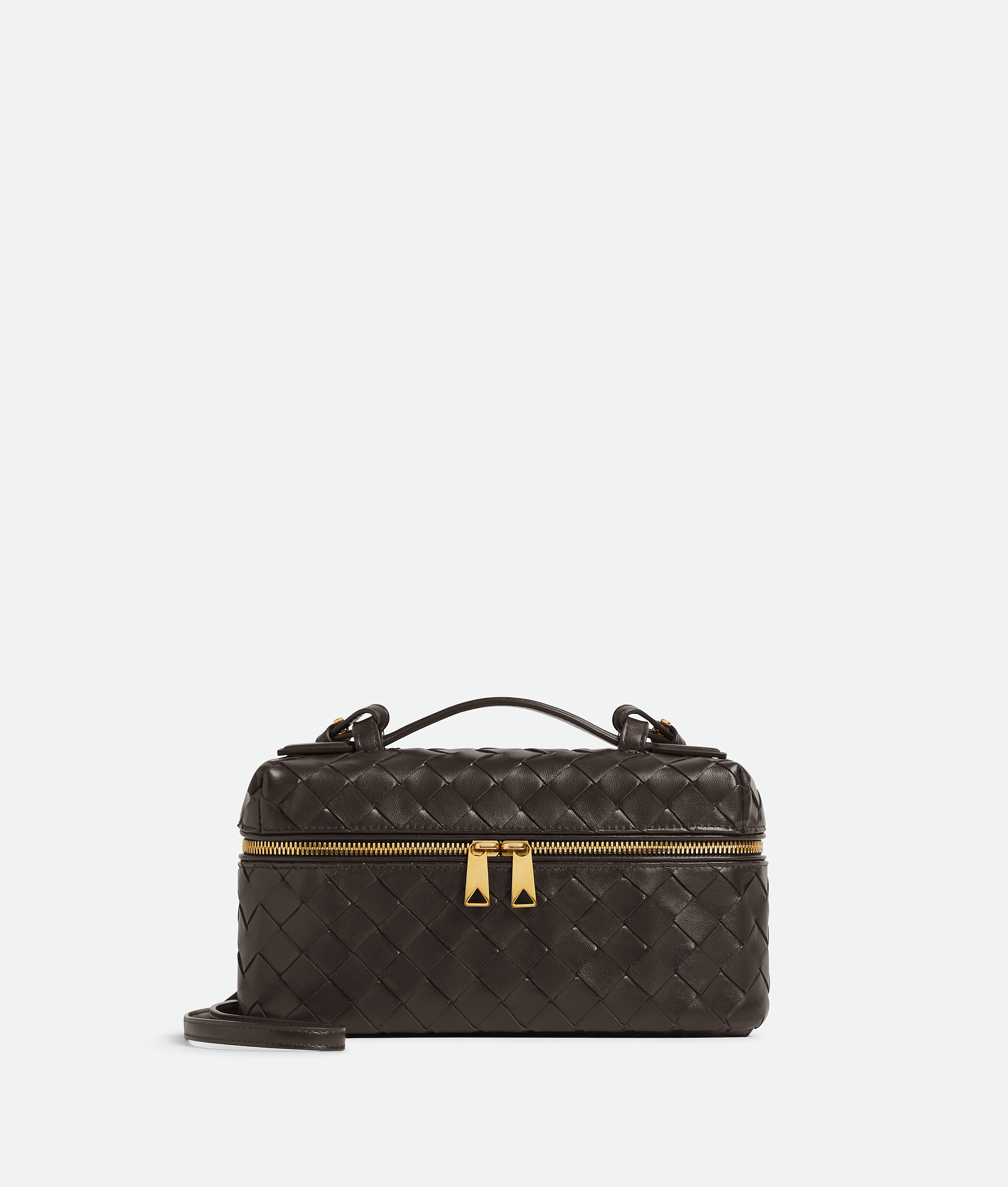 Shop Bottega Veneta Bang Bang Vanity Case In Fondant