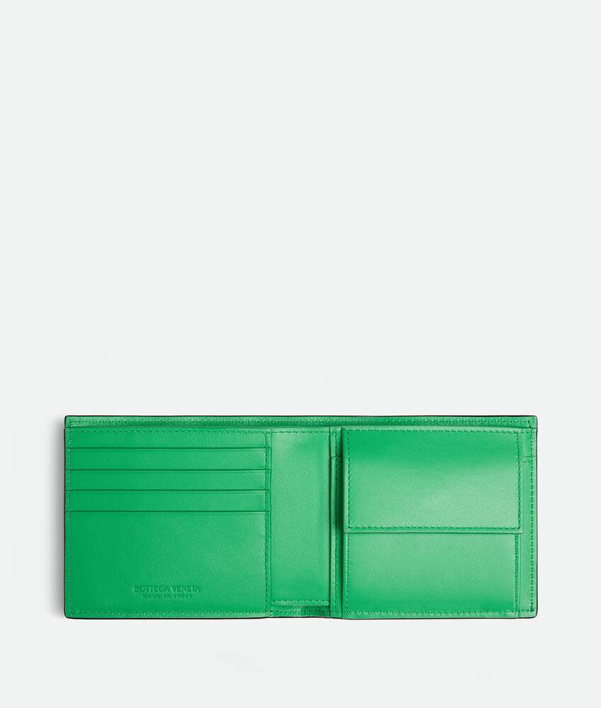 Bottega Veneta® Men's Intrecciato Bi-Fold Wallet With Coin Purse in Dark  Green. Shop online now.