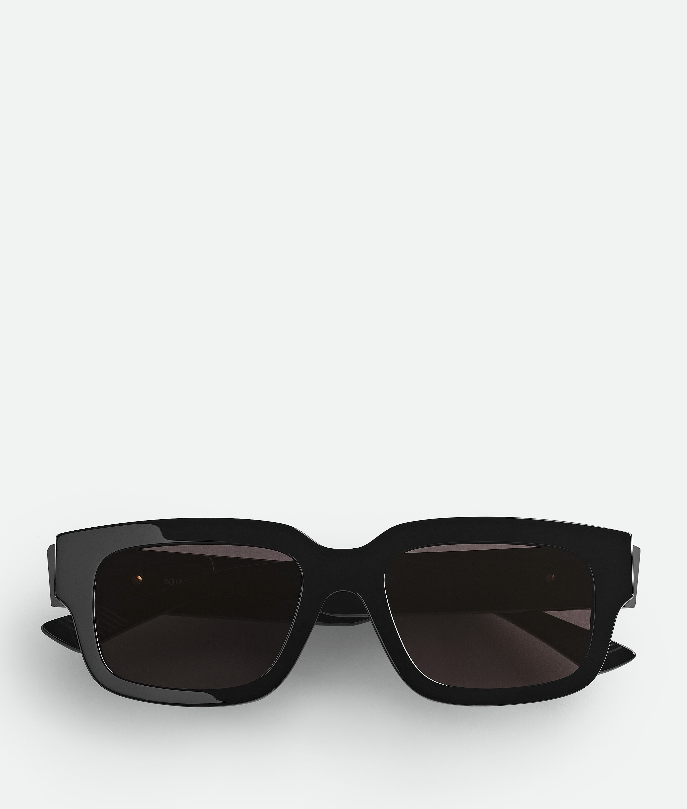 Bottega Veneta Ultrathin Squared Sunglasses - Black - Unisex -