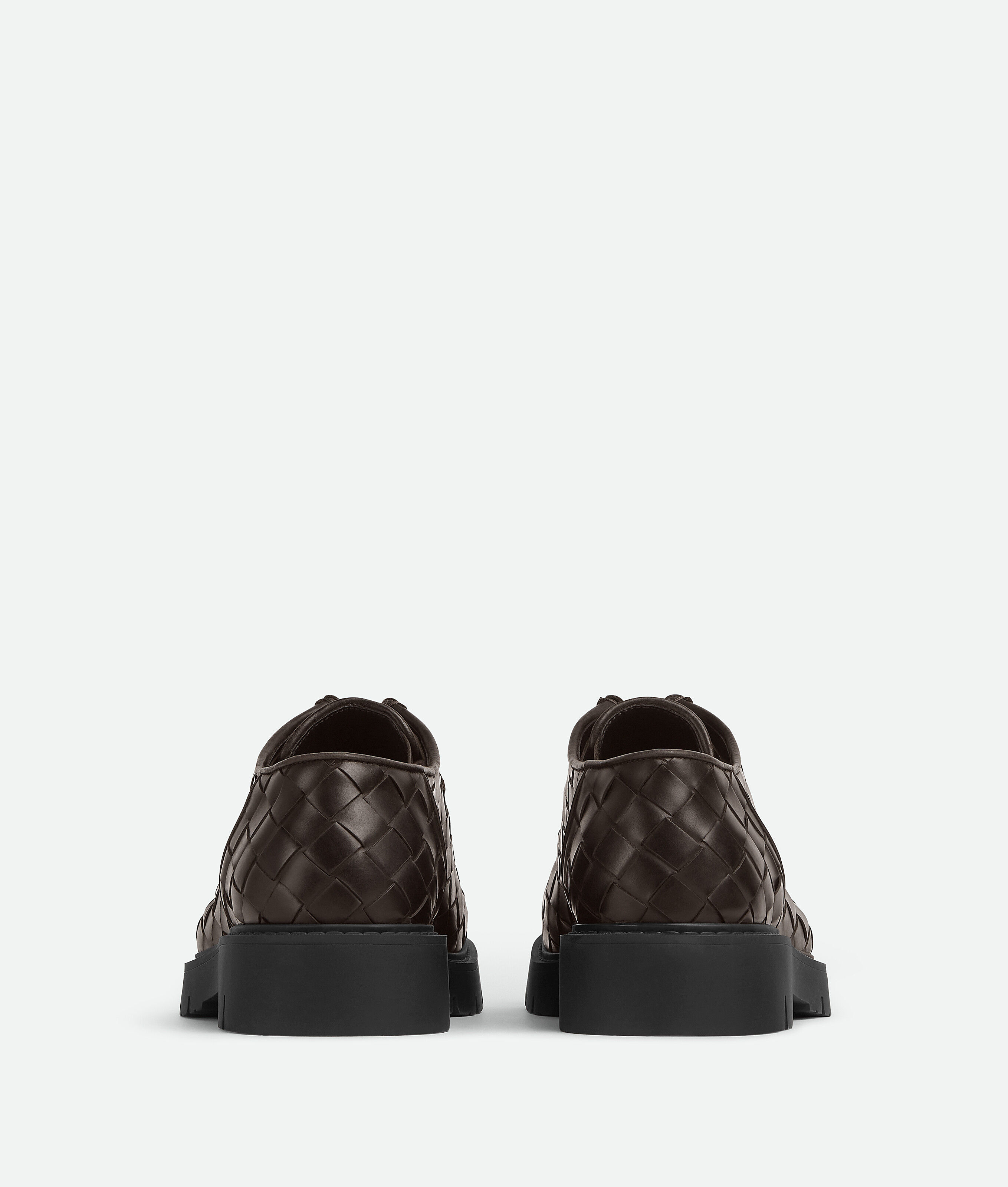 BOTTEGA VENETA CHAUSSURE À LACETS HADDOCK