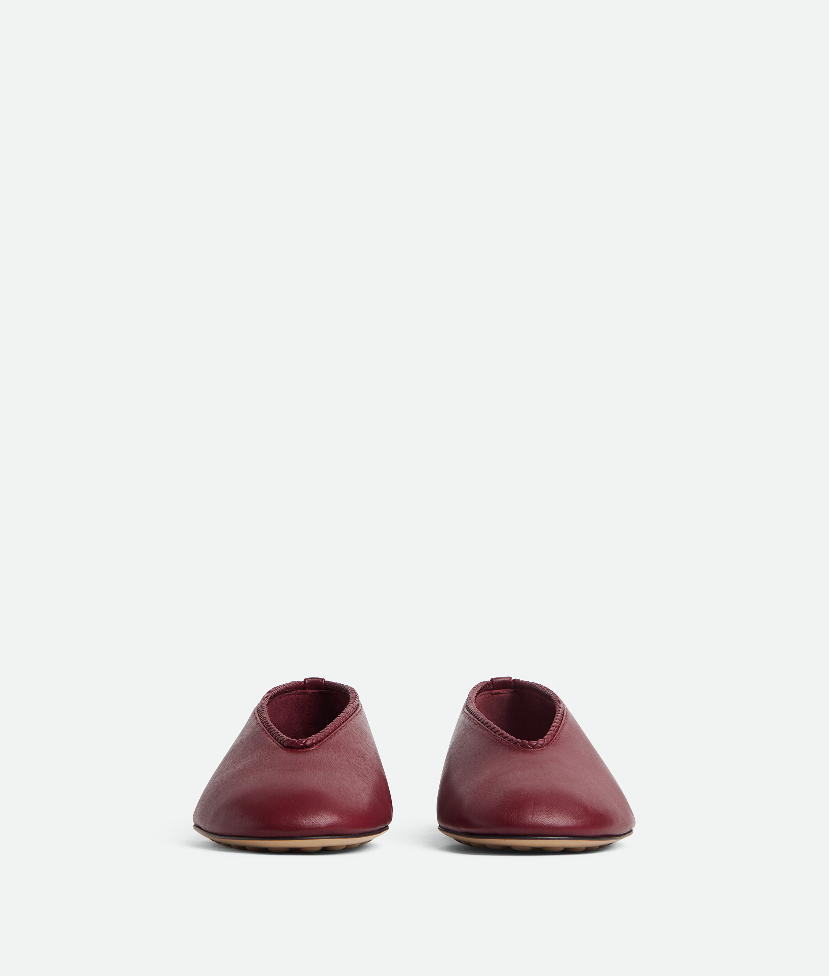 Bottega Veneta Rosa Ballerina In Red