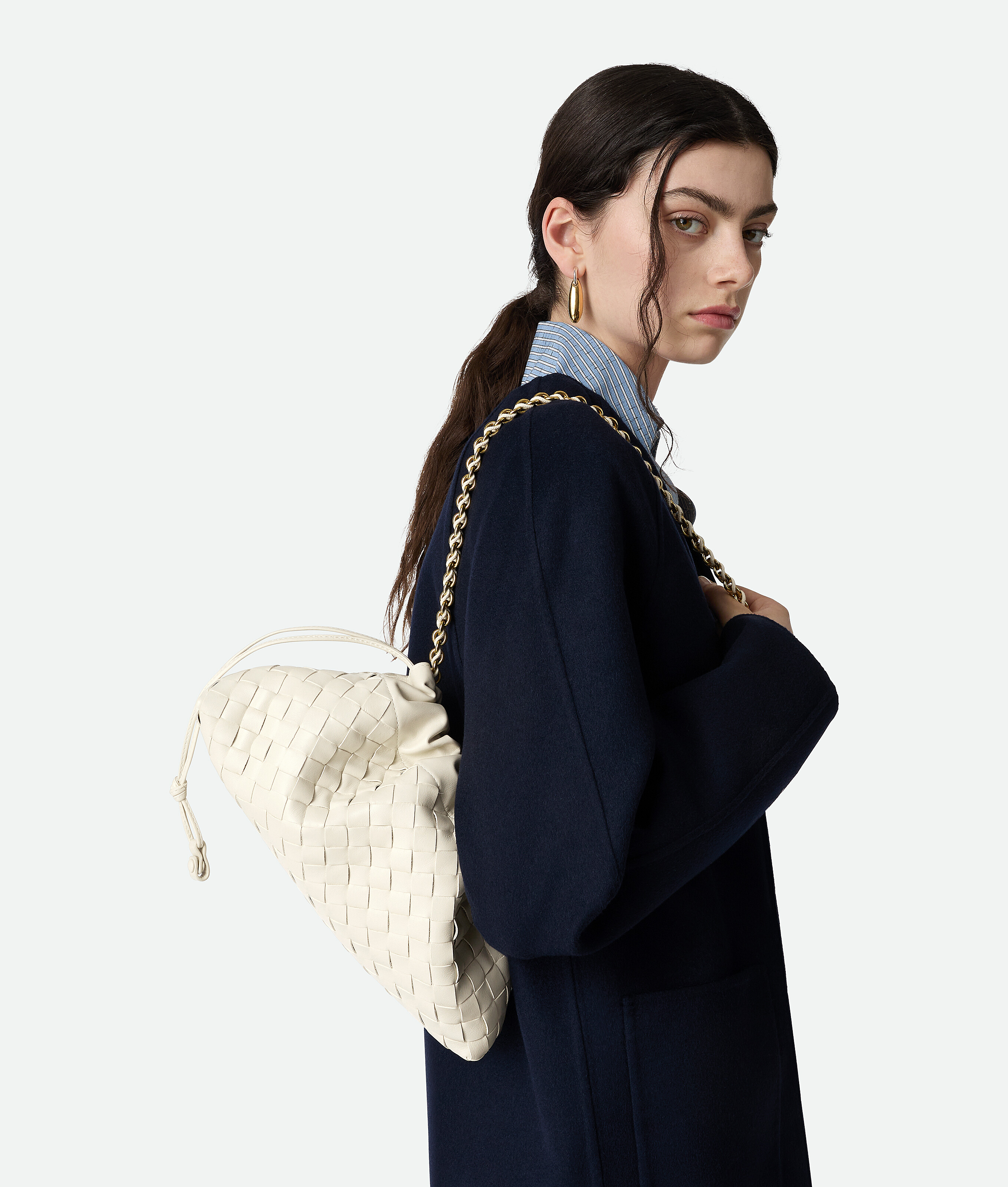 Bottega Veneta Leather Dustbag Shoulder Bag