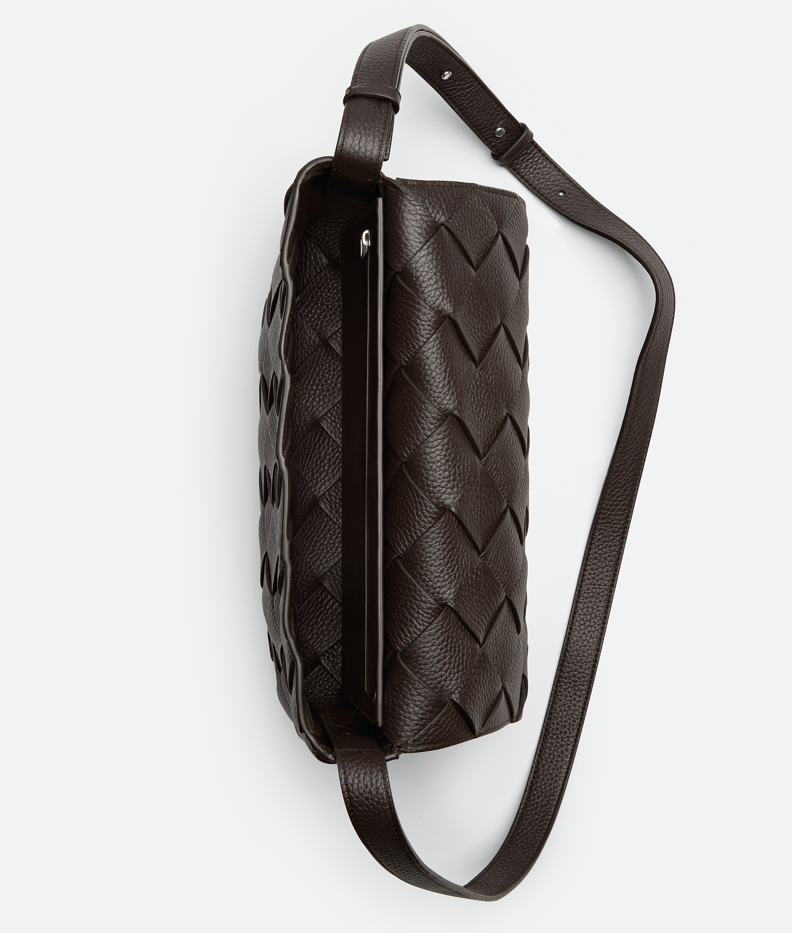 Bottega Veneta Diago Leather Crossbody Bag In Fondant