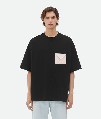 Display a large version of the product image 1 - Pima Cotton Jersey Oversized T-Shirt