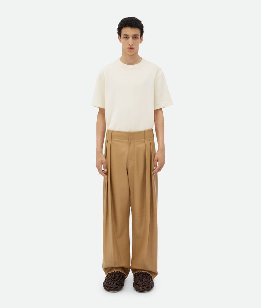 Display a large version of the product image 1 - Leather Pleated Trousers